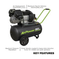 Sealey SAC5030VE 50L V-Twin Direct Drive Air Compressor 3hp
