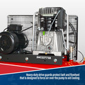 Sealey 270L Belt Drive Air Compressor with Cast Cylinders 7.5hp 2-Stage