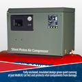 Sealey 270L Low Noise Belt Drive Air Compressor with Cast Cylinders 7.5hp 2-Stage