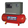 Sealey 270L Low Noise Belt Drive Air Compressor with Cast Cylinders 7.5hp 2-Stage