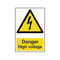 Scan SCA0761 Danger High Voltage - PVC Sign 200 x 300mm