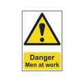 Scan SCA1200 Danger Men At Work - PVC Sign 200 x 300mm
