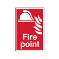 Scan SCA1451 Fire Point - PVC Sign 200 x 300mm
