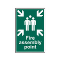 Scan SCA1541 Fire Assembly Point - PVC Sign 200 x 300mm