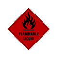Scan SCA1850S Flammable Liquid - Self Adhesive Vinyl Sign 100 x 100mm