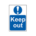 Scan SCA4003 Keep Out - PVC Sign 400 x 600mm