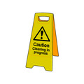 Scan SCA4703 Caution Cleaning In Progress - Heavy Duty 'A' Board