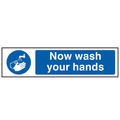 Scan SCA5014 Now Wash Your Hands - PVC Sign 200 x 50mm