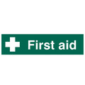 Scan SCA5212 First Aid - PVC Sign 200 x 50mm
