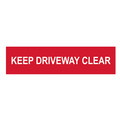 Scan SCA5252 Keep Driveway Clear - PVC Sign 200 x 50mm