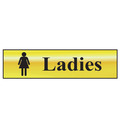 Scan SCA6002 Ladies - Polished Brass Effect 200 x 50mm
