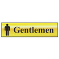 Scan SCA6003 Gentlemen - Polished Brass Effect 200 x 50mm