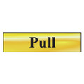 Scan SCA6033 Pull - Polished Brass Effect 200 x 50mm