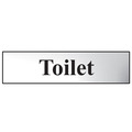 Scan SCA6051C Toilet - Polished Chrome Effect 200 x 50mm