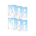 Scan SCA9403 Letter & Number Stencil Kit 25mm