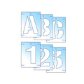 Scan SCA9404 Letter & Number Stencil Kit 50mm