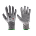 Scan SCAGLOCUTDM PU Palm Cut D Gloves - M (Size 8)