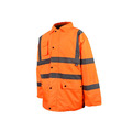 Scan SCAHVMJLO Hi-Vis Motorway Jacket Orange - L (44in)