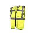 Scan SCAHVUWXL Hi-Vis Utility Yellow Waistcoat - XL (48in)