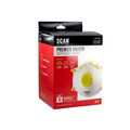 Scan SCAPPEP1MVB Moulded Disposable Mask Valved FFP1 Protection (Box 10)