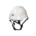 Scan SCAPPESHSPW Short Peak Safety Helmet White
