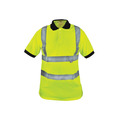 Scan SCAWWHVPSM Hi-Vis Yellow Polo Shirt - M (40in)