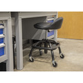 Sealey SCR02B Premier Industrial Pneumatic Creeper Stool with Adjustable Height Swivel Seat & Back Rest