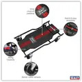 Sealey SCR100S Steel Creeper with 4 Rough Ground Wheels