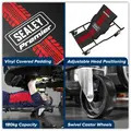 Sealey SCR101S Steel Creeper with 4 Rough Ground 5