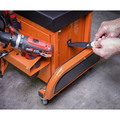 Sealey SCR18O Mechanic's Utility Seat & Toolbox - Orange