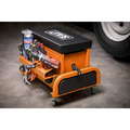 Sealey SCR18O Mechanic's Utility Seat & Toolbox - Orange