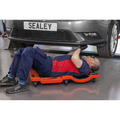 Sealey SCR80HD Composite Padded Creeper with 6 Wheels
