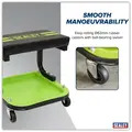 Sealey SCR9HV Mechanic's Utility Seat - Green