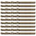 Rika HSSR043 HSS Cobalt Drill Bit 4mm x 75mm 10 Pack