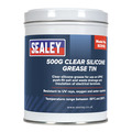 Sealey SCS102 Clear Silicone Grease Tin 500g