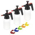 Sealey SCSGCOMBO Premium Pressure Solvent Sprayers & Colour-Coded Caps Combo 1L