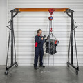 Portable Adjustable Gantry Frame with Geared Trolley Combo 1 Tonne