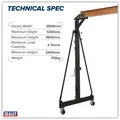 Sealey SG2000W Portable Lifting Adjustable Gantry Frame 2 Tonne