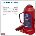 Sealey SJ15 Bottle Jack 15 Tonne