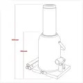 Sealey SJ50 Bottle Jack 50 Tonne