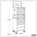 Sealey SPTHVCOMBO1 Superline PRO® Tool Chest Combination 14 Drawer with 1179pc Tool Kit - Green