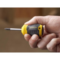 STANLEY® Hand Tools CUSHION GRIP™ Stubby Screwdriver Phillips Tip PH1 x 45mm