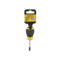 STANLEY® Hand Tools CUSHION GRIP™ Stubby Screwdriver Phillips Tip PH2 x 45mm
