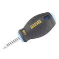 STANLEY® Hand Tools FatMax® Stubby Screwdriver Pozidriv Tip PZ1 x 30mm