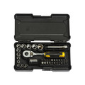 STANLEY® STA082672 Hand Tools 1/4in Compact Socket Set, 37 Piece