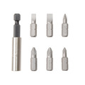 STANLEY® Hand Tools Slotted/Phillips/Pozidriv Insert Bit Set, 7 Piece