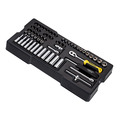 STANLEY® Hand Tools Transmodule System 1/4in Drive Metric Socket Set 60 Piece