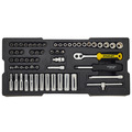 STANLEY® Hand Tools Transmodule System 1/4in Drive Metric Socket Set 60 Piece