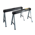 Folding Metal Leg Sawhorses (Twin Pack)