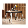 Folding Metal Leg Sawhorses (Twin Pack)